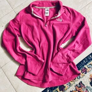 North face pink pullover